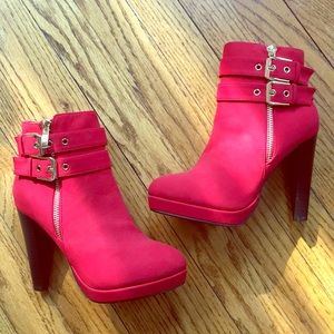 RED HEEL BOOTIES